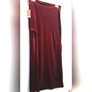 Forever 21 Burgundy Velvet
